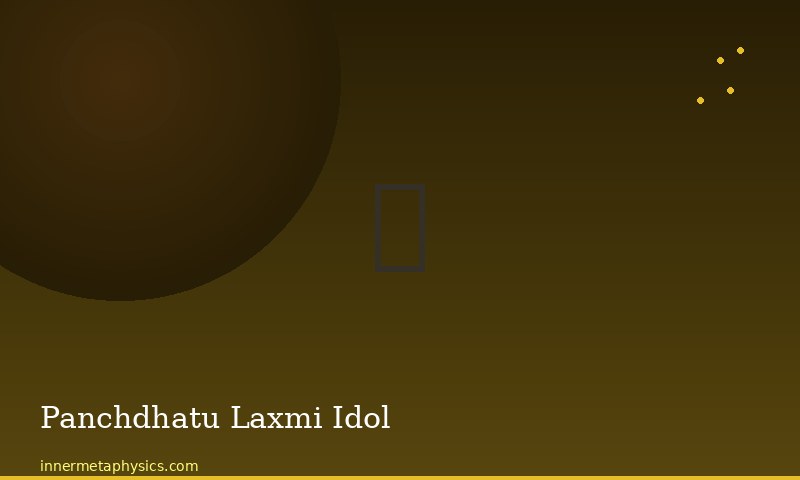 Panchdhatu Laxmi Idol