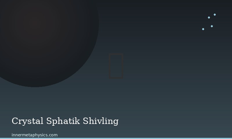 Crystal Sphatik Shivling
